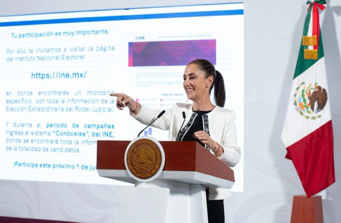 Estamos todos desde abajo, cambiando al Poder Judicial: Sheinbaum Pardo