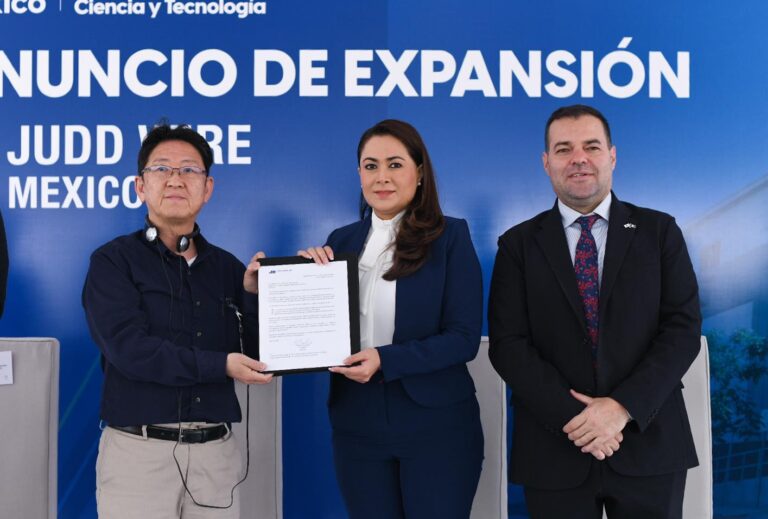 Empresa japonesa Judd Wire anuncia nueva inversión por 641 mdp en Aguascalientes
