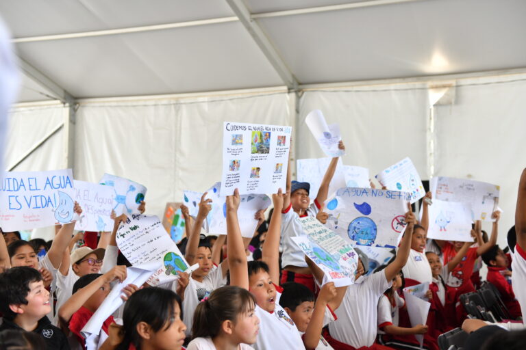 La gobernadora de Aguascalientes Teresa Jiménez reafirma su compromiso con el cuidado y uso eficiente del agua