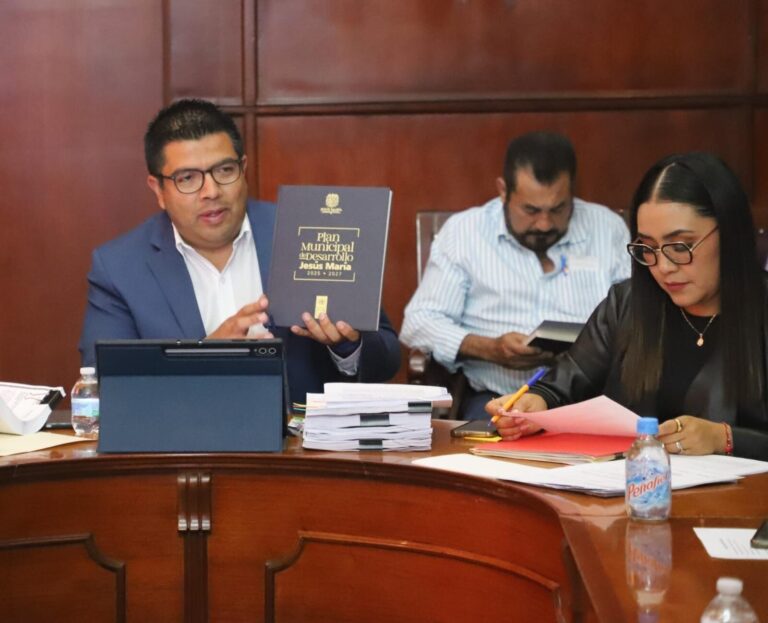 Cabildo de Jesús María aprueba Plan Municipal de Desarrollo 2025-2027