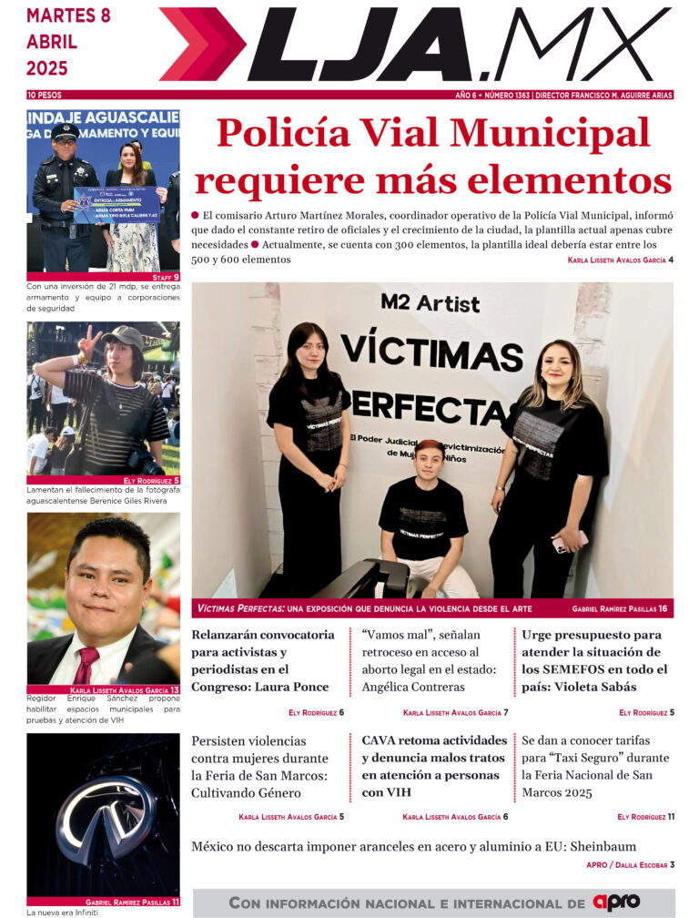 Policía Vial Municipal requiere más elementos y más en LJA.MX, edición 8/4/2025