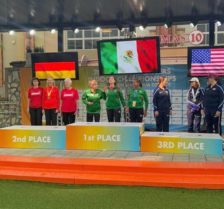 Deportistas de la tercera edad destacan en campeonato mundial de atletismo en EU