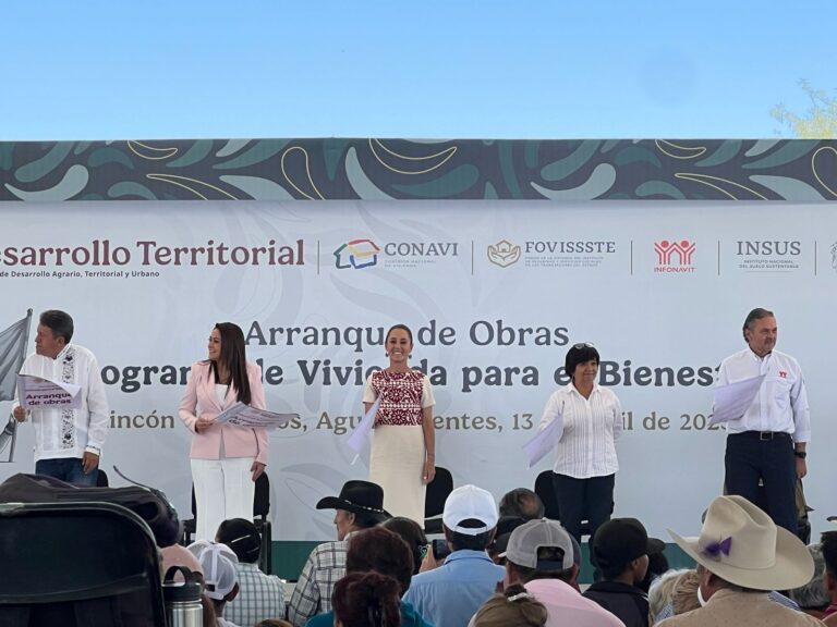 Claudia sheinbaum prioriza la vivienda y el campo en aguascalientes