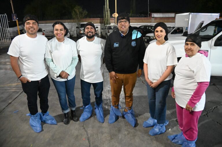 Presidente municipal de Jesús María y regidores supervisan avances del rastro municipal