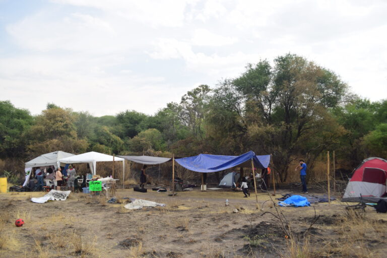 Ciudadanía responde al llamado de “Salvemos La Pona” con campamento permanente y apoyo comunitario en Aguascalientes