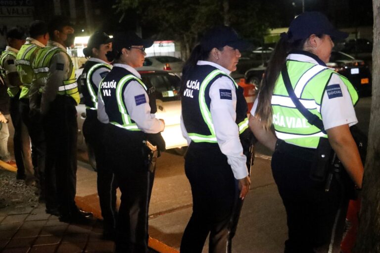 Secretaría de Seguridad Pública Municipal de Aguascalientes refuerza operativo “Alcoholímetro” en distintos puntos de la ciudad