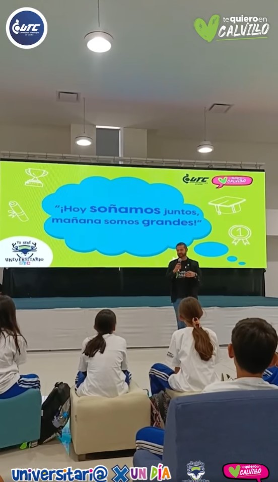 UT Calvillo motiva a niñas y niños con el programa “Universitario por un día”