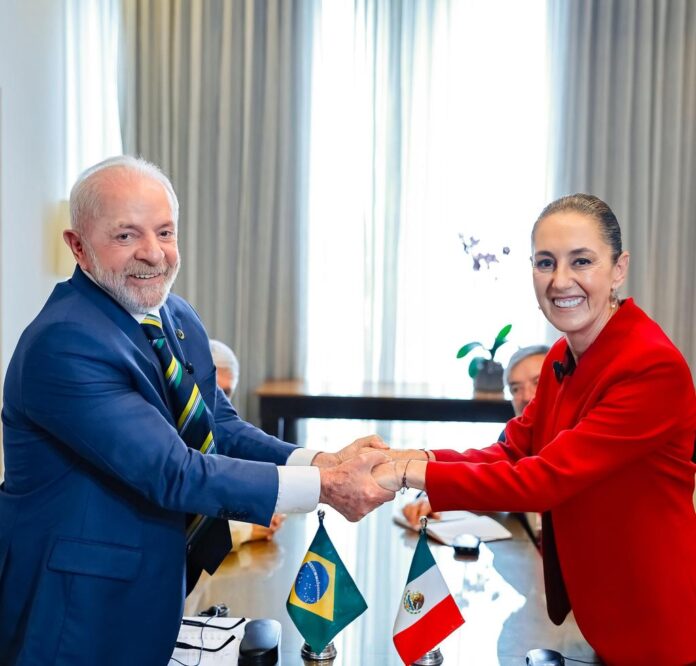 Sheinbaum y Lula acuerdan estrechar vínculos industriales entre Brasil y México