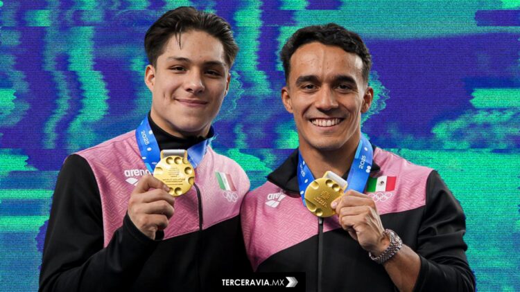 México gana oro en Copa Mundial de Clavados 2025 con Olvera y Celaya en trampolín sincronizado