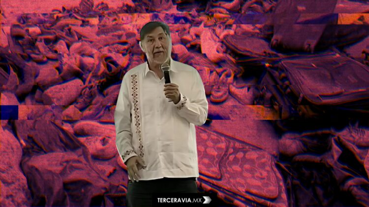 Fernández Noroña enfrenta protesta estudiantil en el CIDE por minimizar hallazgos en Teuchitlán