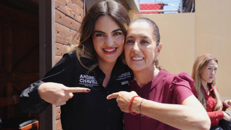 Claudia también hizo campaña adelantada, pero nadie la frenó: ahora denuncia a Andrea Chávez