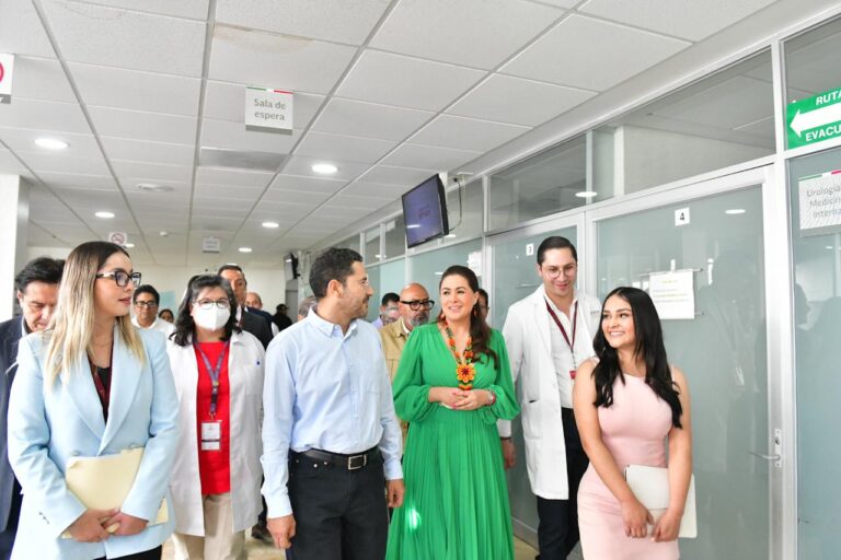 La gobernadora Tere Jiménez y Martí Batres analizan nuevos proyectos del ISSSTE en beneficio de Aguascalientes