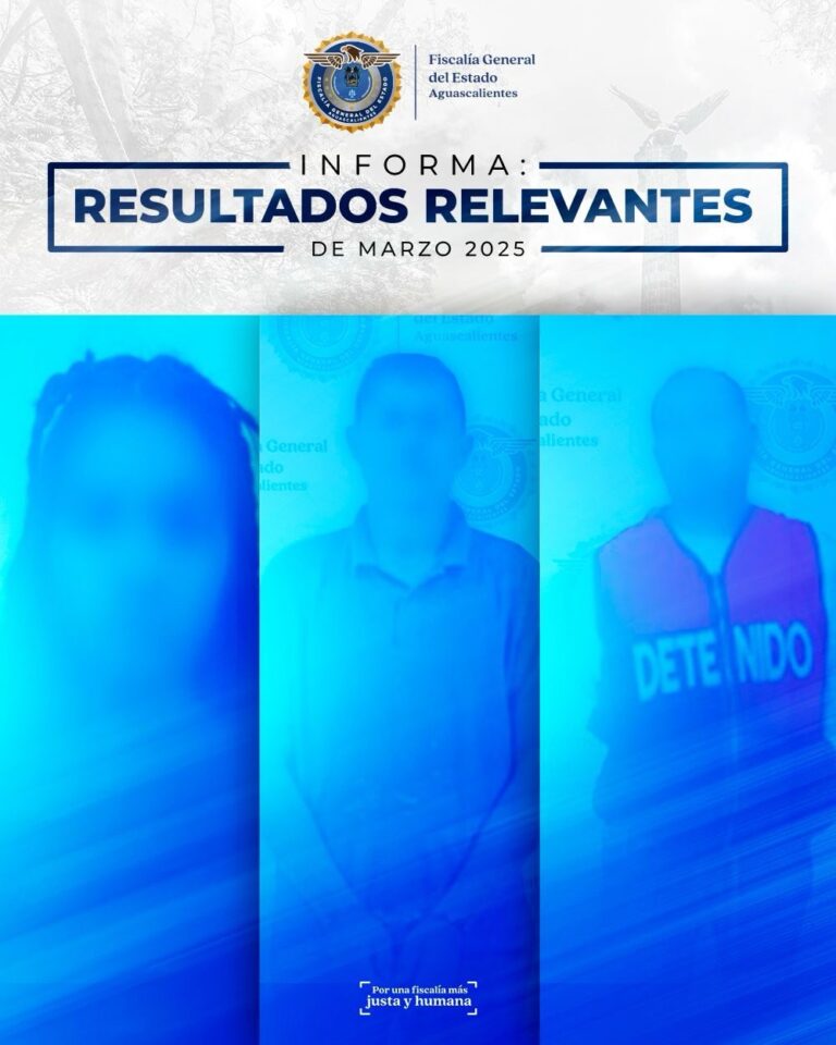 Importantes resultados fueron los que obtuvo la FGE en el mes de marzo