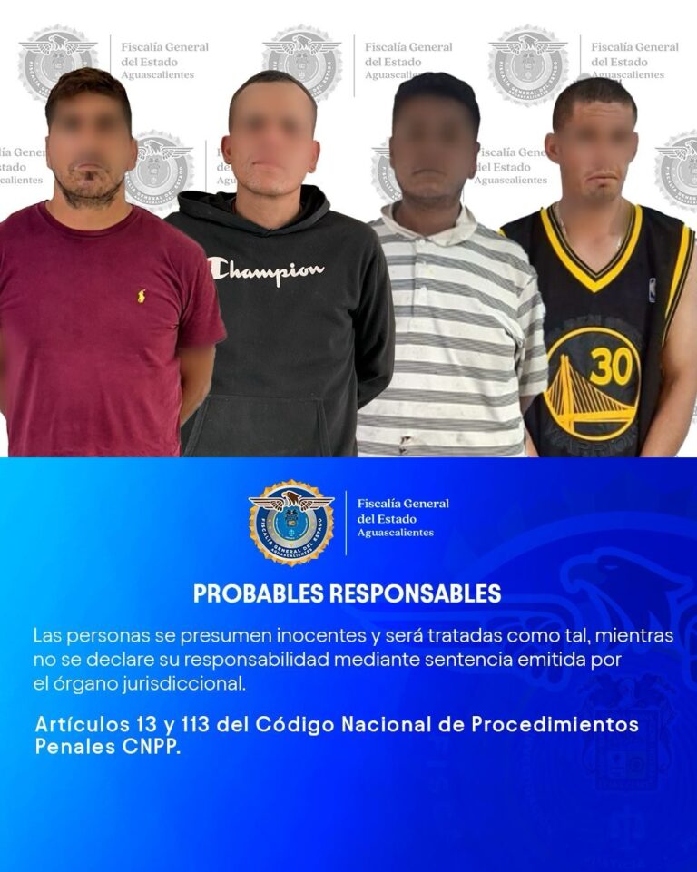 Desmantela Fiscalía General del Estado de Aguascalientes presunta banda dedicada al robo de vehículos