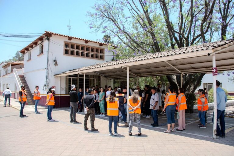 La Secretaría de Bienestar Aguascalientes participó en el Primer Simulacro Nacional 2025