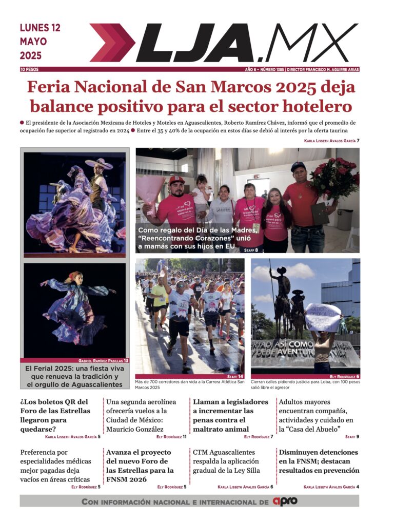 Feria Nacional de San Marcos 2025 deja balance positivo para el sector hotelero y más en LJA.MX, edición 12/5/2025