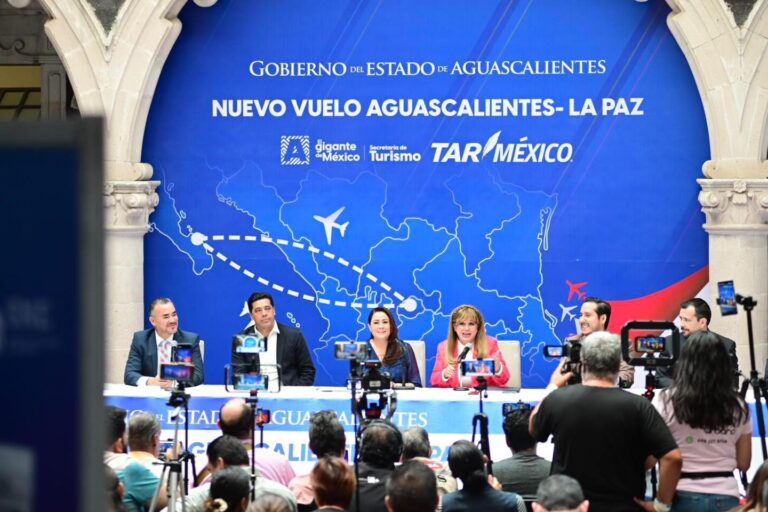Nuevo vuelo Aguascalientes-La Paz iniciará el 7 de julio de 2025