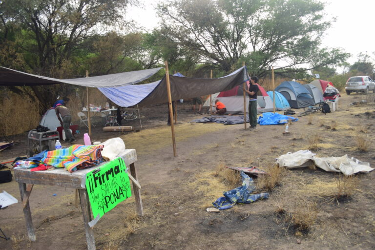 Se levanta el campamento del colectivo Salvemos La Pona tras más de dos semanas de resistencia en Aguascalientes