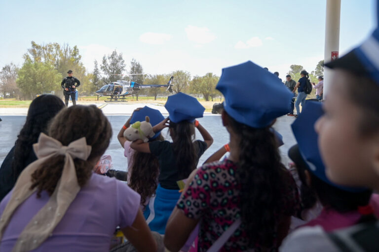 Niños migrantes participan en feria de prevención de la SSPM en Aguascalientes