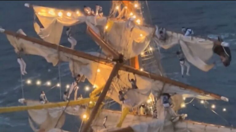 Murieron dos tripulantes del Buque Escuela Cuauhtémoc 