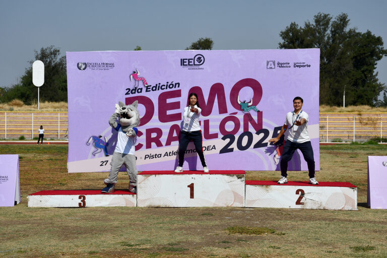 Impulsa IEE participación de juventudes a través del “Democratlón” en Aguascalientes