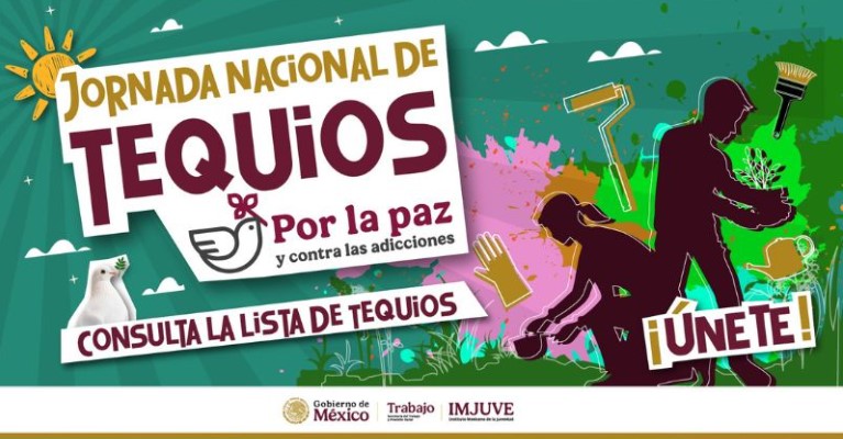 Jornada Nacional de Tequios por la Paz moviliza a más de un millón de jóvenes en todo el país