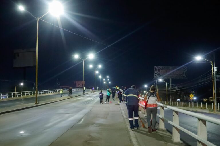 Municipio de Aguascalientes refuerza mantenimiento integral de puentes y bajo puentes