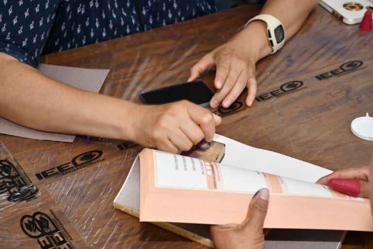Realizan conteo y sellado de boletas de elección judicial local
