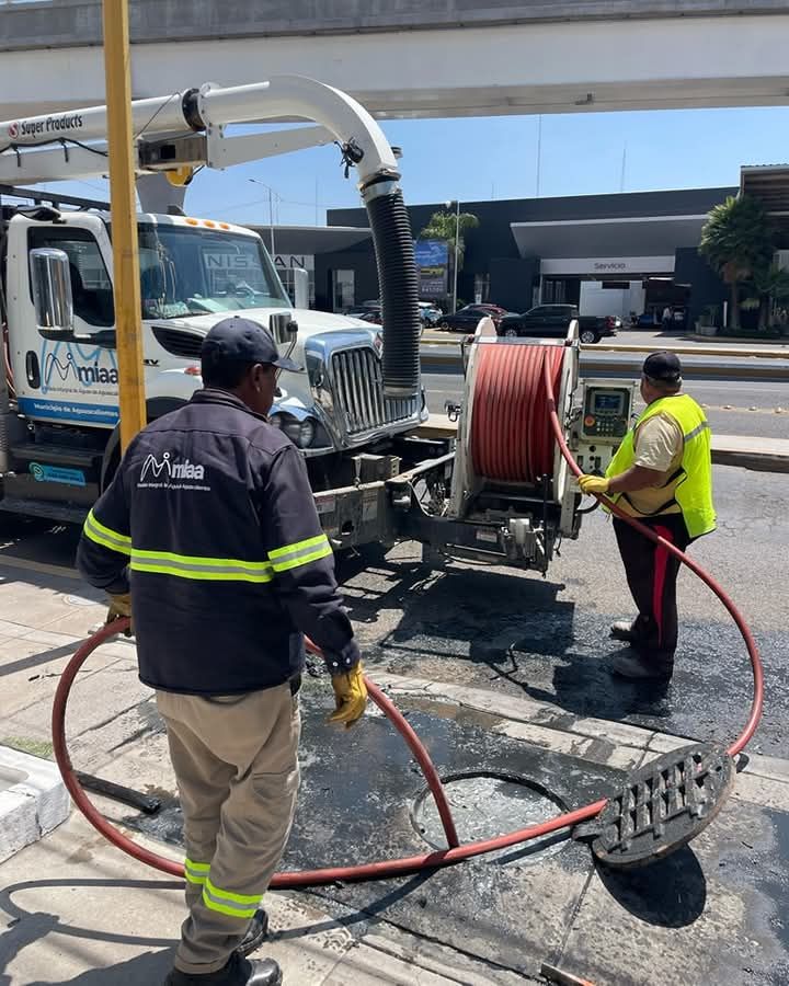 MIAA refuerza mantenimiento de alcantarillado por temporada de lluvias