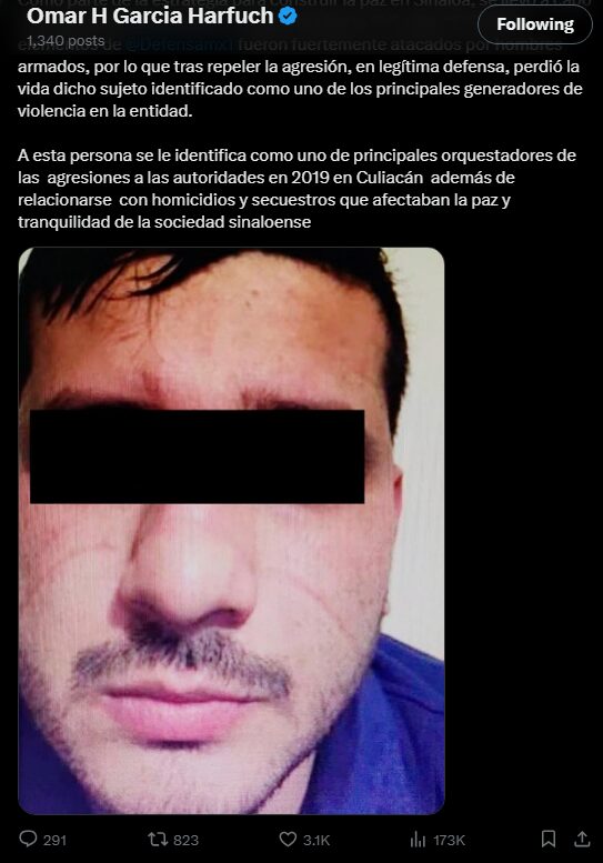 Abaten en Navolato a “El Perris”, presunto jefe de seguridad de Los Chapitos