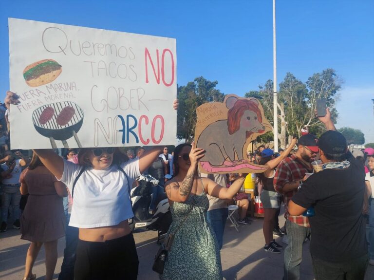 ¡Que chille!: Arman carnita asada masiva en Mexicali para pedir la revocación de Marina del Pilar