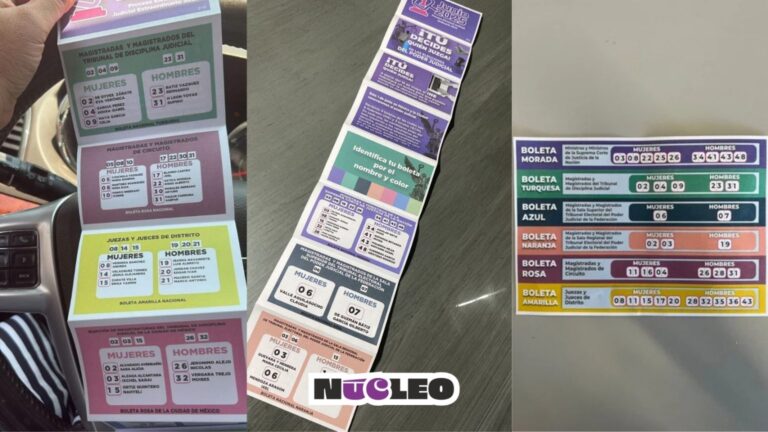 ¿Son reales los “acordeones” para votar en la elección judicial? Esto sabemos