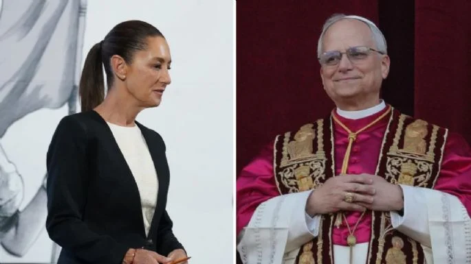 Sheinbaum envía mensaje al recién nombrado Papa León XIV