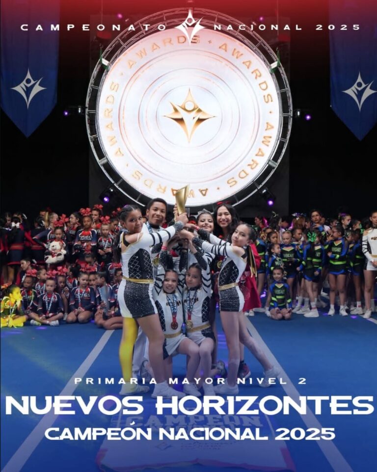 Rush Cheerleading obtiene destacados resultados en el Campeonato Nacional Colegial 2025