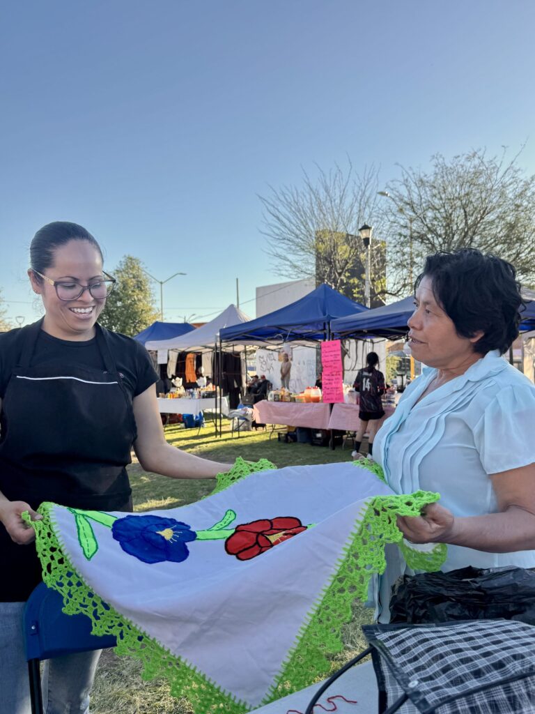 Reanuda actividades el Mercadito Línea Verde en Aguascalientes