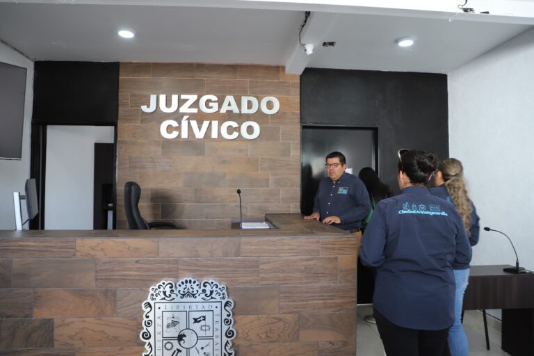 El presidente municipal de supervisa avance de los nuevos juzgados cívicos en Jesús María