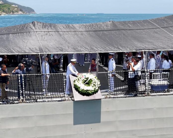 México conmemora el Día de la Marina Nacional rindiendo homenaje a sus caídos y a su vocación soberana