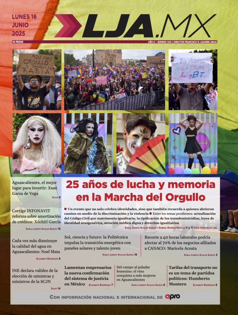 25 años de lucha y memoria en la Marcha del Orgullo y más en LJA.MX, edición 16/6/2025