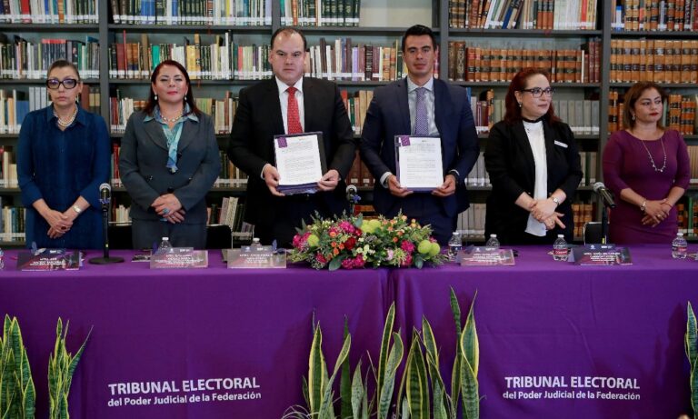 TEPJF y la AMFE suman esfuerzos contra la violencia política hacia las mujeres