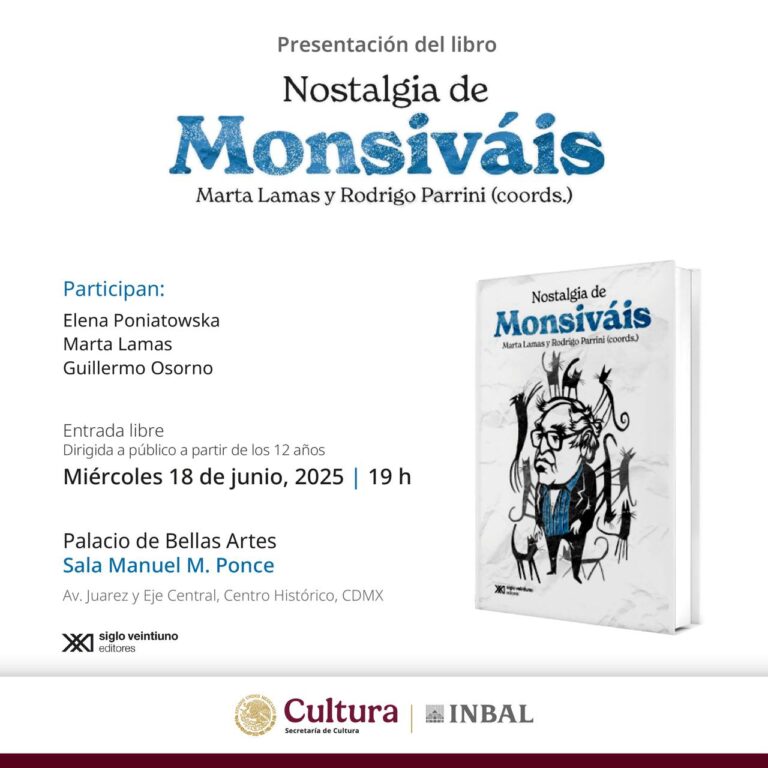 Presentarán el libro Nostalgia de Monsiváis en el 15.º Aniversario luctuoso del escritor y periodista