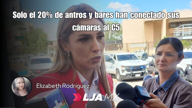 Solo el 20% de antros y bares han conectado sus cámaras al C5