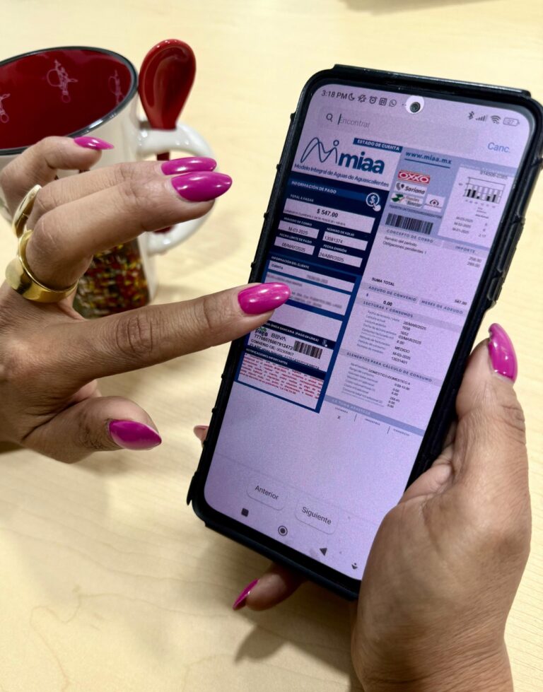 Estado de cuenta digital por WhatsApp para usuarios del servicio de agua potable