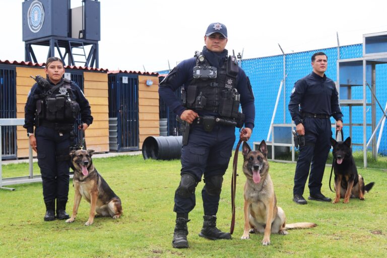 Embajada de Estados Unidos reconoce a la Unidad Canina K9 de la SSPE del Estado de Aguascalientes