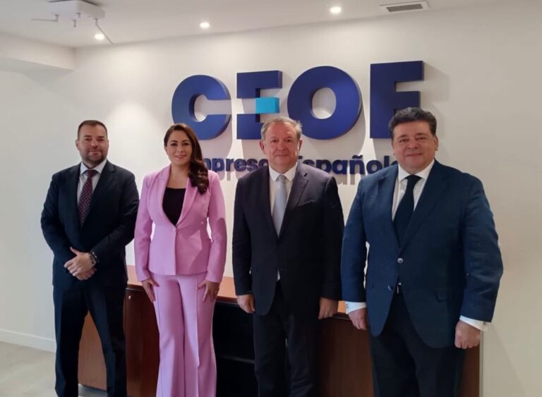 De gira por España, la gobernadora presenta ventajas competitivas de Aguascalientes