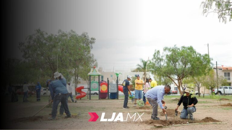 Realizan jornada de arborización en Villa Teresa para un Aguascalientes más verde
