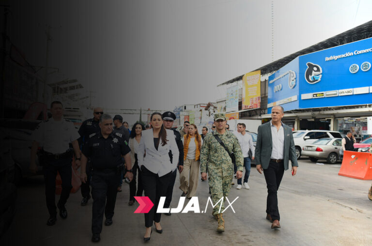 La gobernadora de Aguascalientes Teresa Jiménez supervisa operativos de seguridad en el Agropecuario