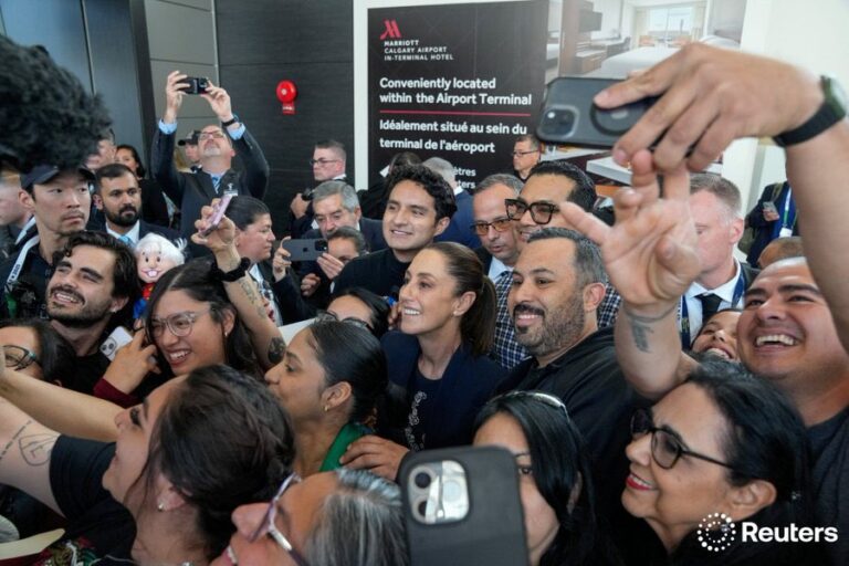 Sheinbaum llega al G7 en Canadá: no habrá encuentro con Trump