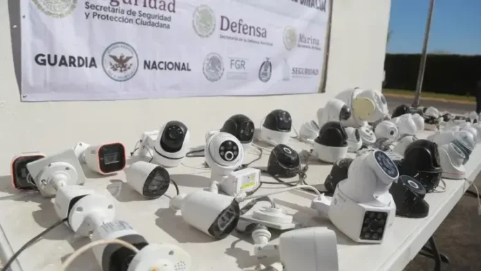 Marina desinstala 629 cámaras de videovigilancia irregulares en Baja California