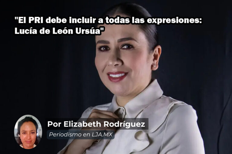 “El PRI debe incluir a todas las expresiones: Lucía de León Ursúa “