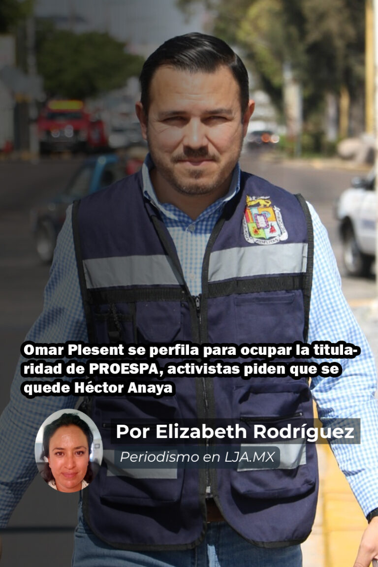 Omar Plesent se perfila para ocupar la titularidad de PROESPA, activistas piden que se quede Héctor Anaya